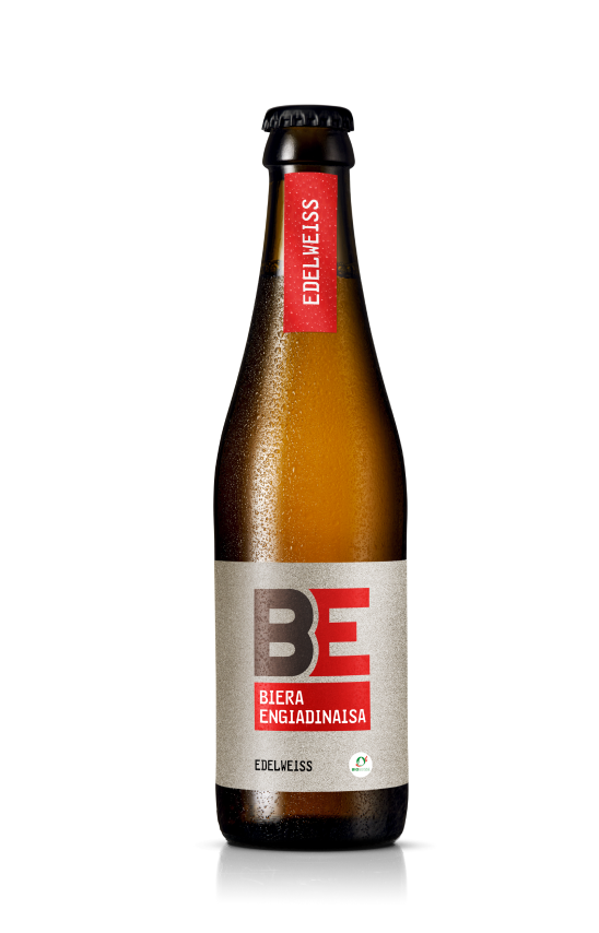 Das Bier BE Weizen 33cl in der Einwegflasche